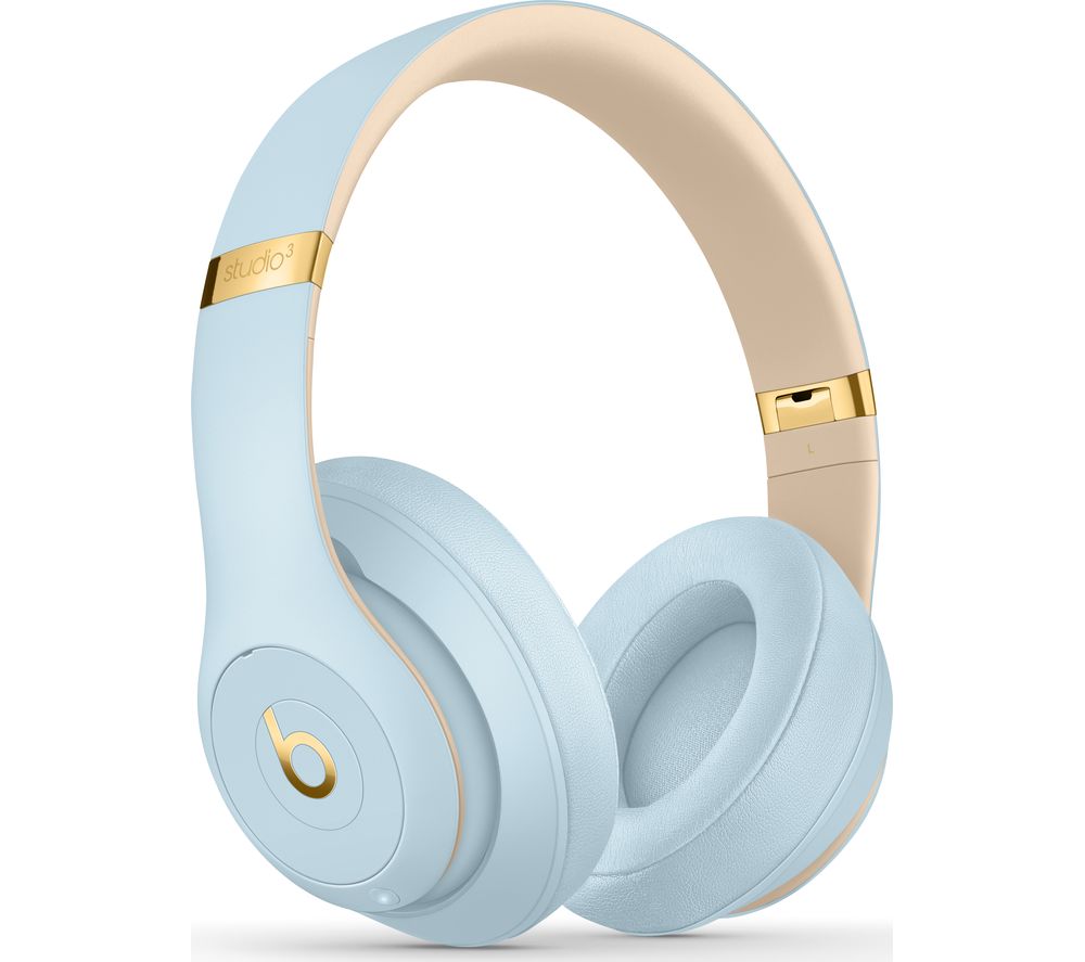 BEATS Studio 3 Wireless Bluetooth Noise-Cancelling Headphones – Crystal Blue, Blue