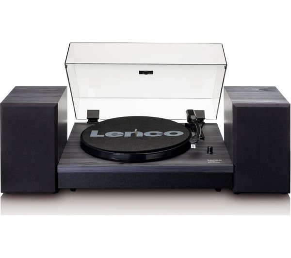 LENCO LS-300 Belt Drive Bluetooth Turntable - Black