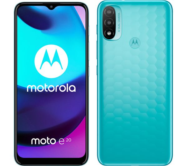 Motorola Moto E20 - 32 GB, Coastal Blue 1