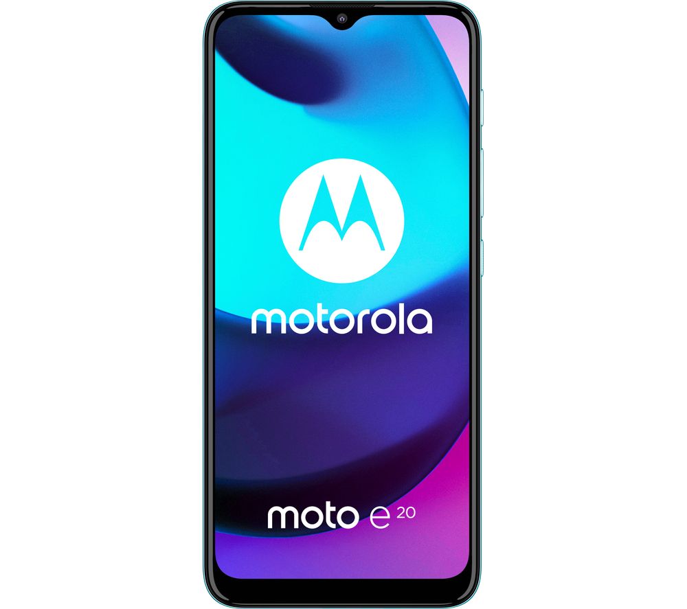 MOTOROLA Moto E20 - 32 GB, Coastal Blue, Blue