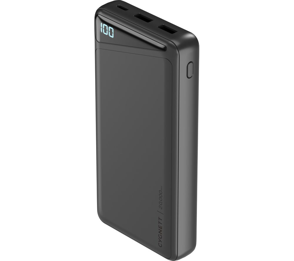 Buy CYGNETT Boost2 20000 mAh Portable Power Bank - Black | Free ...