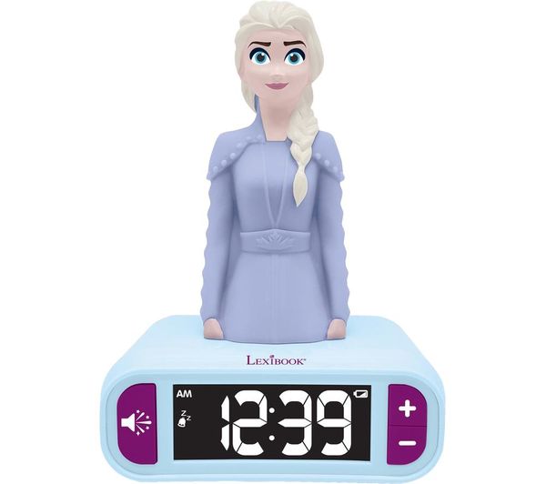 Lexibook Rl800fz Nightlight Alarm Clock Disney Frozen Ii
