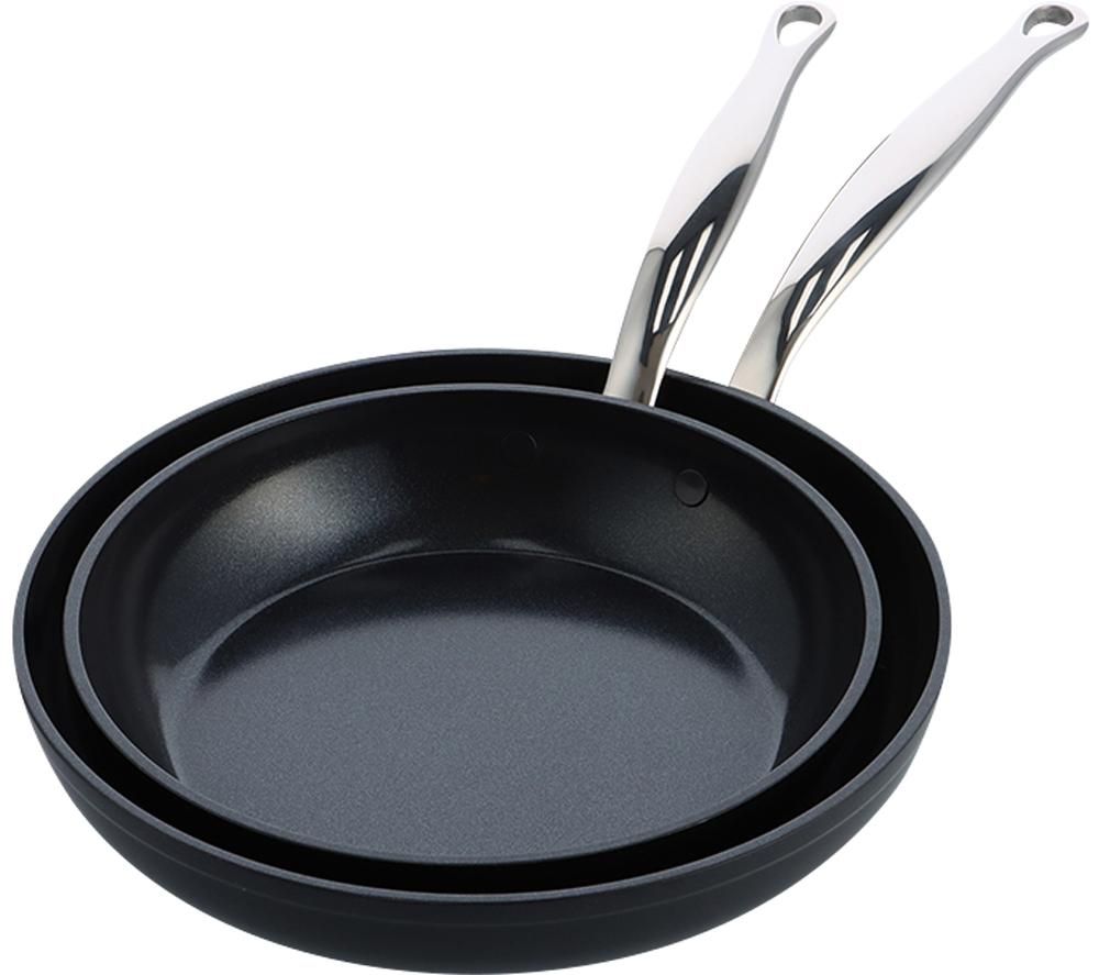 Barcelona Pro CC005336-001 2-piece Non-stick Frying Pan Set - Black & Silver