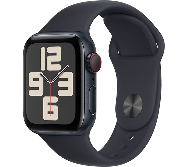 Image of APPLE Watch SE Cellular (2023) - 40 mm Midnight Aluminium Case with Midnight Sport Band, S/M