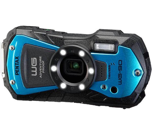 PENTAX WG-90 Tough Compact Camera - Blue
