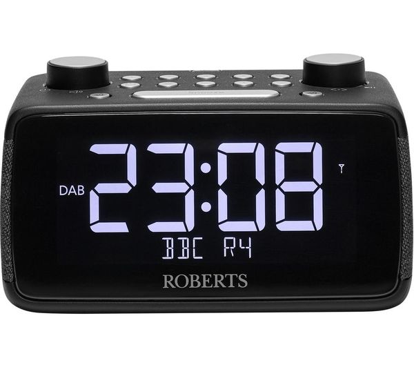 Roberts Ortus 4 Dab Fm Clock Radio Black
