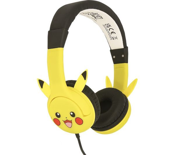 Otl Pk1178 Pikachu Kids Headphones Yellow Black