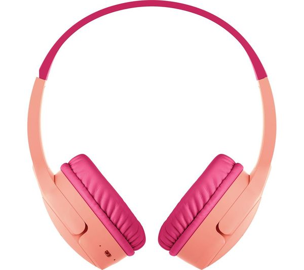 Belkin Soundform Mini Aud002btpkv3 Wireless Bluetooth Kids Headphones Pink