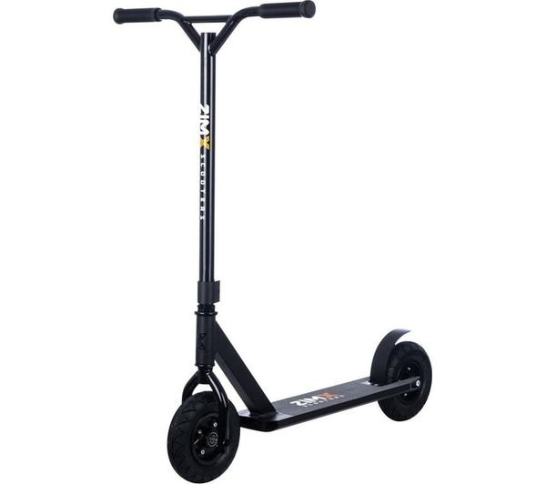 An image of ZIMX ZX Track Kids Dirt Scooter - Matte Black