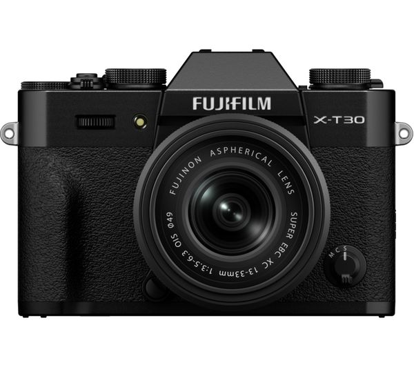 Fujifilm X T30 Iii Mirrorless Camera With Fujinon Xc 13 33 Mm F 35 63 Ois Lens Black Fujifilm X T30 Iii Mirrorless Camera With Fujinon Xc 13 33 Mm F 35 63 Ois Lens Black