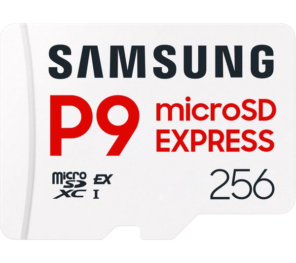 An image of SAMSUNG P9 Express microSD Express Memory Card - 256 GB