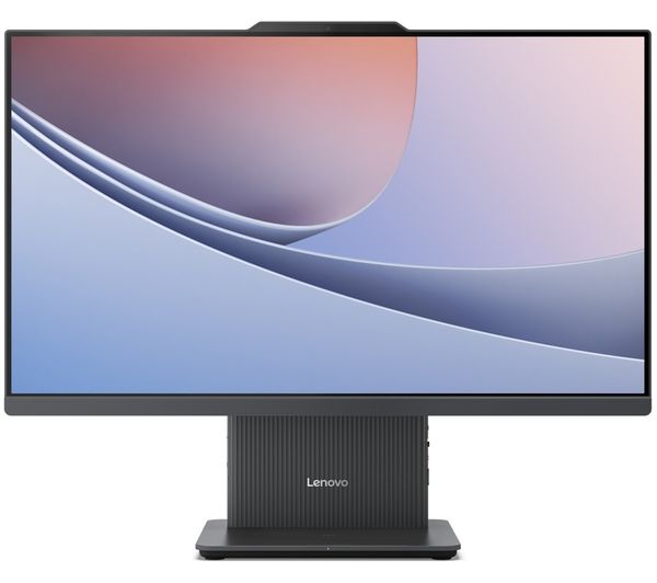 An image of LENOVO AIO 24" All-in-One PC - Intel® Core Ultra 7, 512 GB SSD, Luna Grey