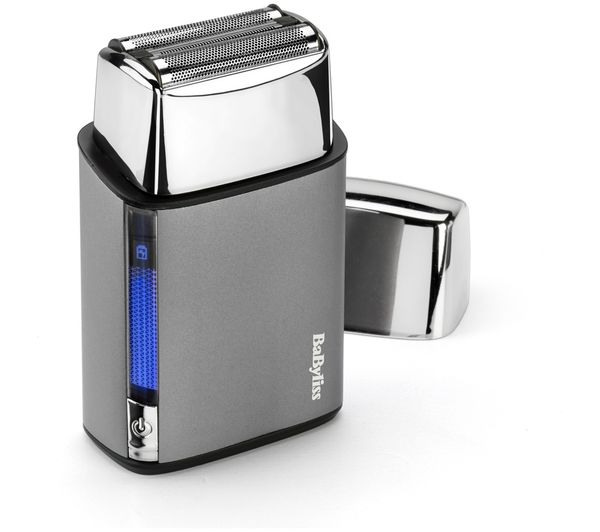 An image of BABYLISS Super-X Metal Series Electric Double Foil Wet & Dry Shaver - Silver