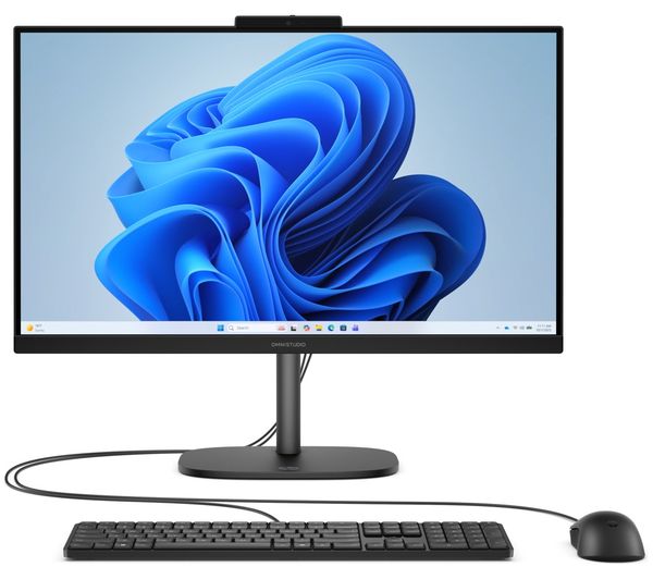 An image of HP OmniStudio 24-cw0010na 23.8" All-in-One PC - AMD Ryzen AI 7, 512 GB SSD, Black