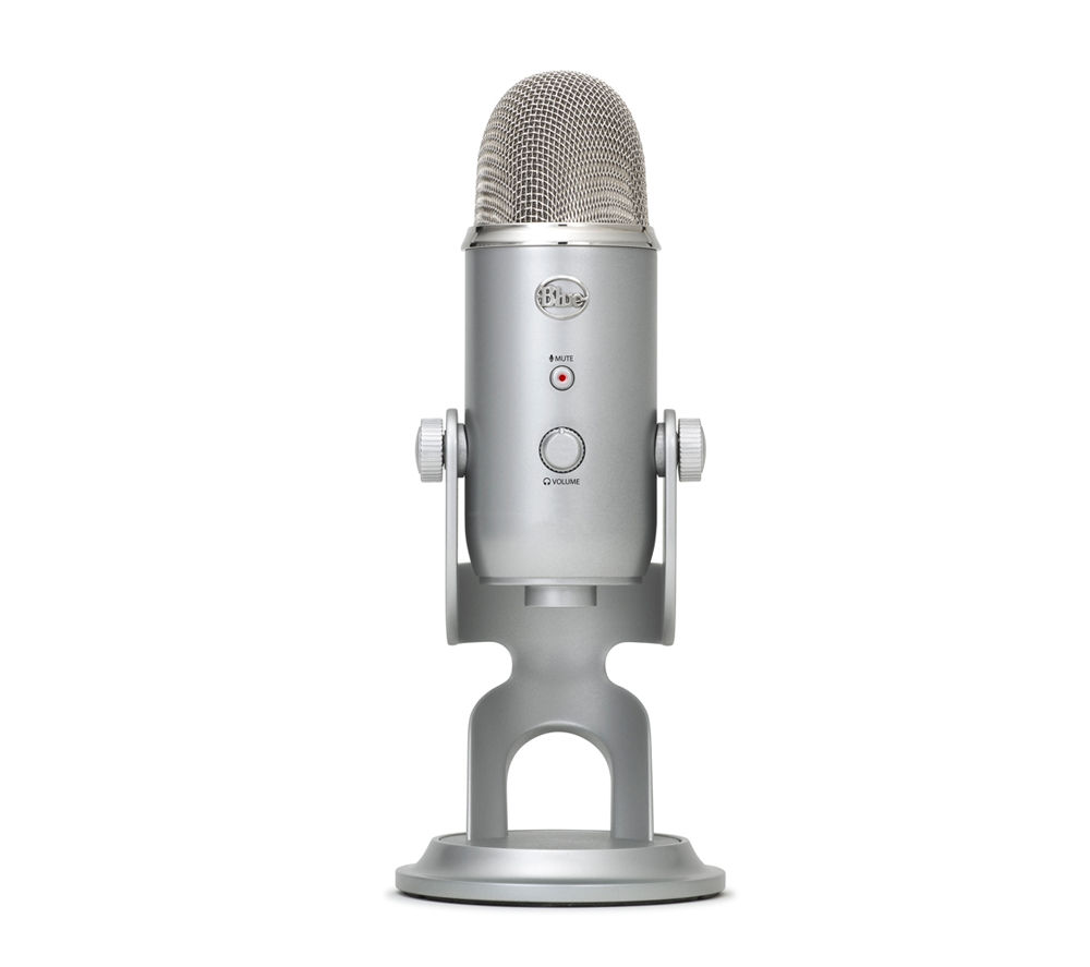 Buy Blue Yeti Professional Usb Microphone Silver Free Delivery Currys