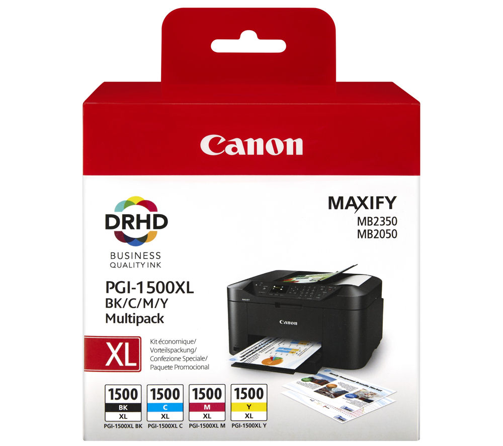 CANON PGI-1500XL Black & Colour Ink Cartridges review