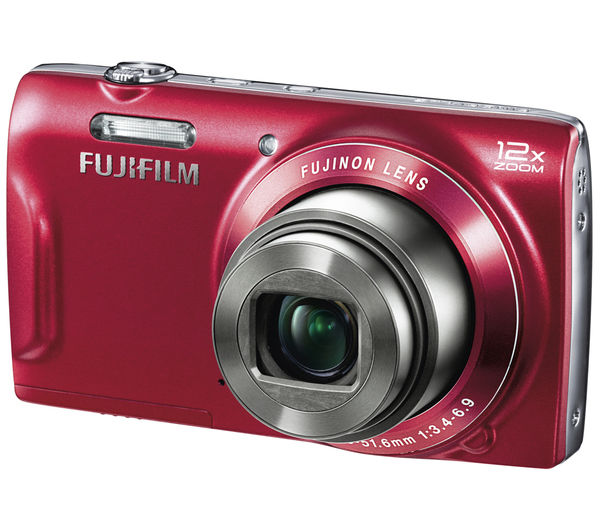 FUJIFILM FinePix T500 Compact Digital Camera - Red