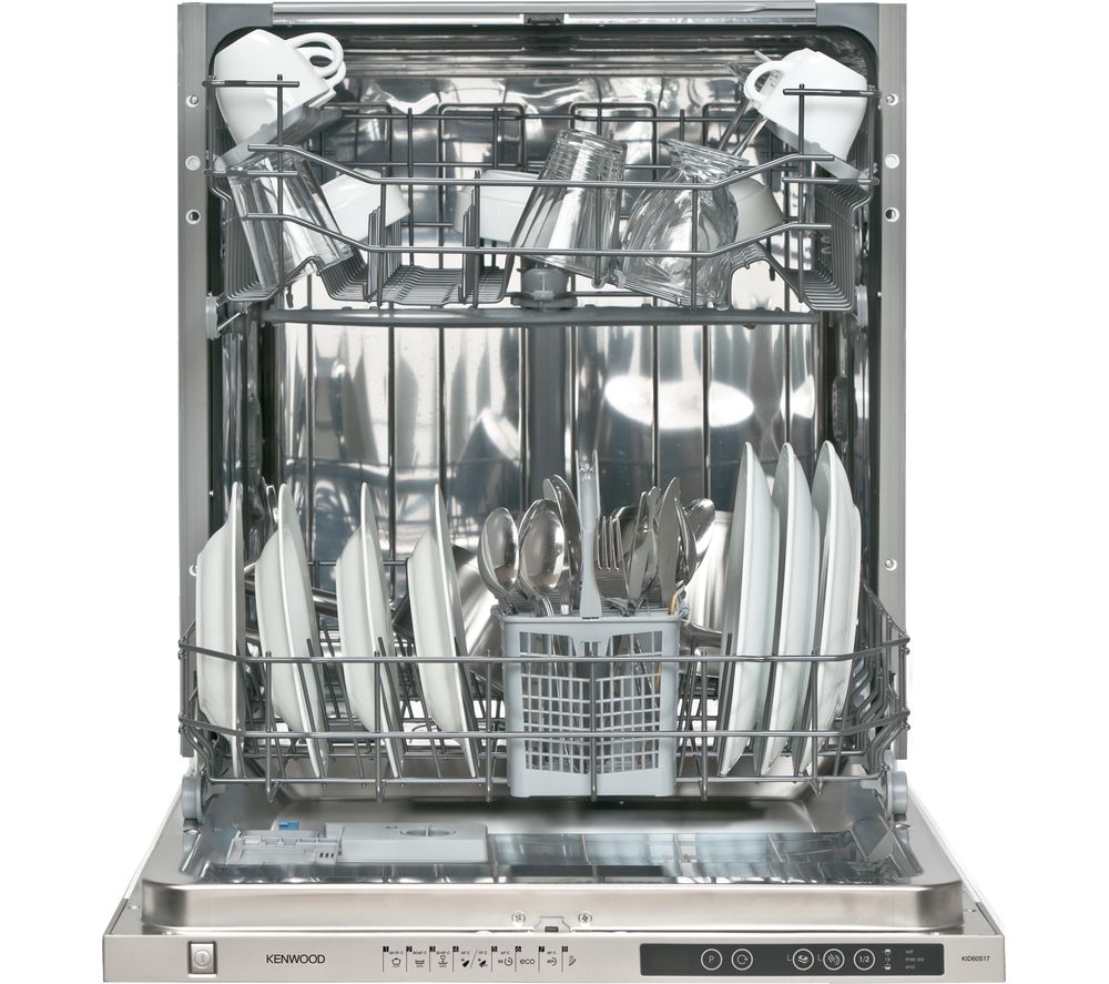 Buy KENWOOD KID60S17 Fullsize Integrated Dishwasher Free Delivery