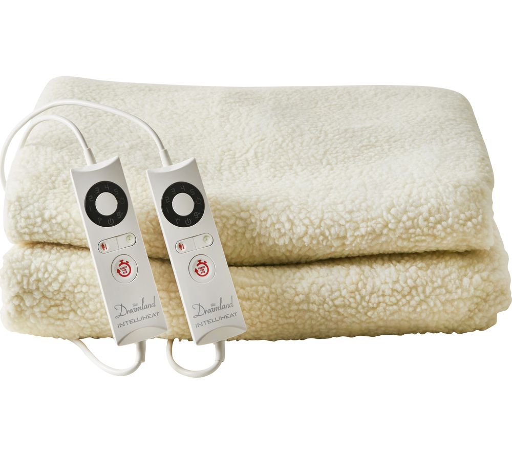 DREAMLAND Premium Fleece Mattress Protector Double Fast Delivery