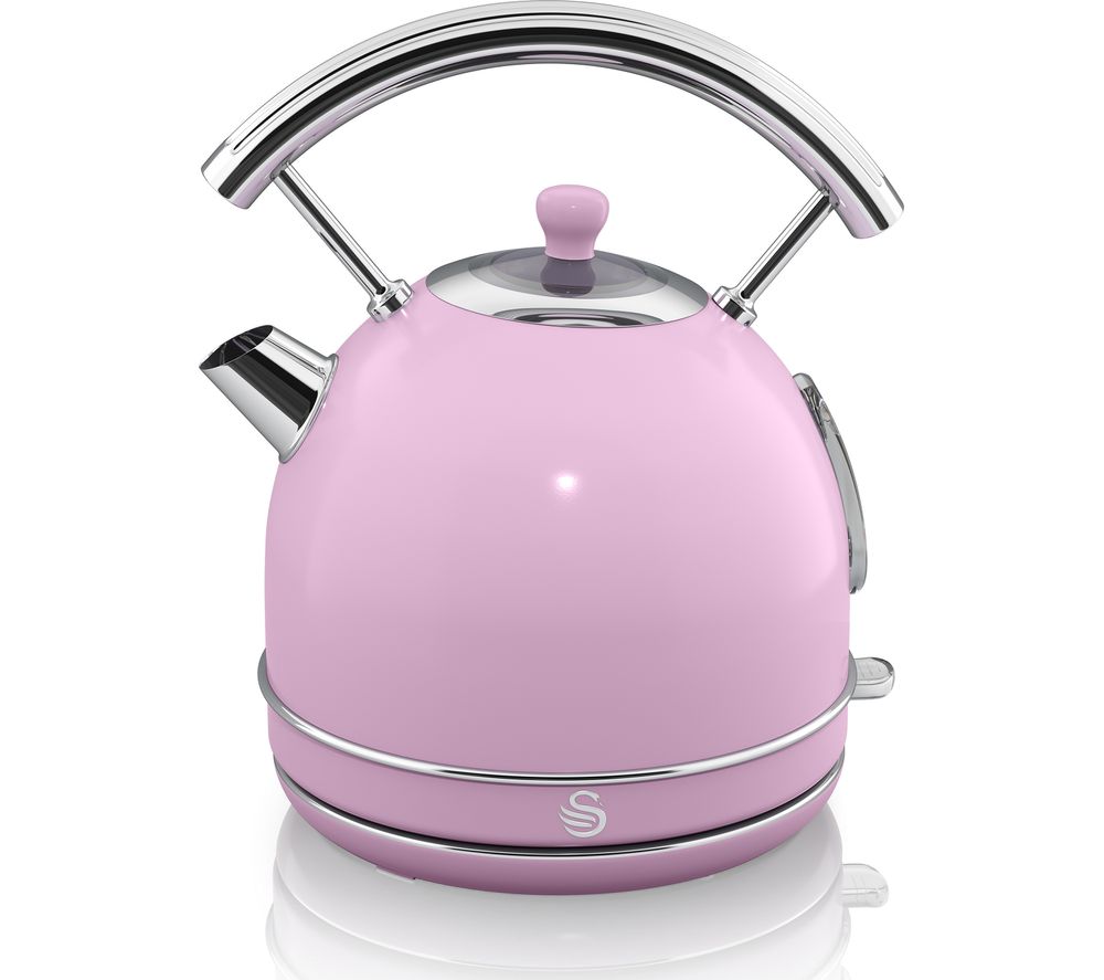 Buy SWAN Retro SK34021PN Traditional Kettle - Pink | Free Delivery | Currys