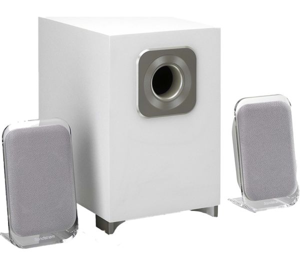 Sandstrom Ssp21bt19 2 1 Wireless Pc Speakers White Fast Delivery