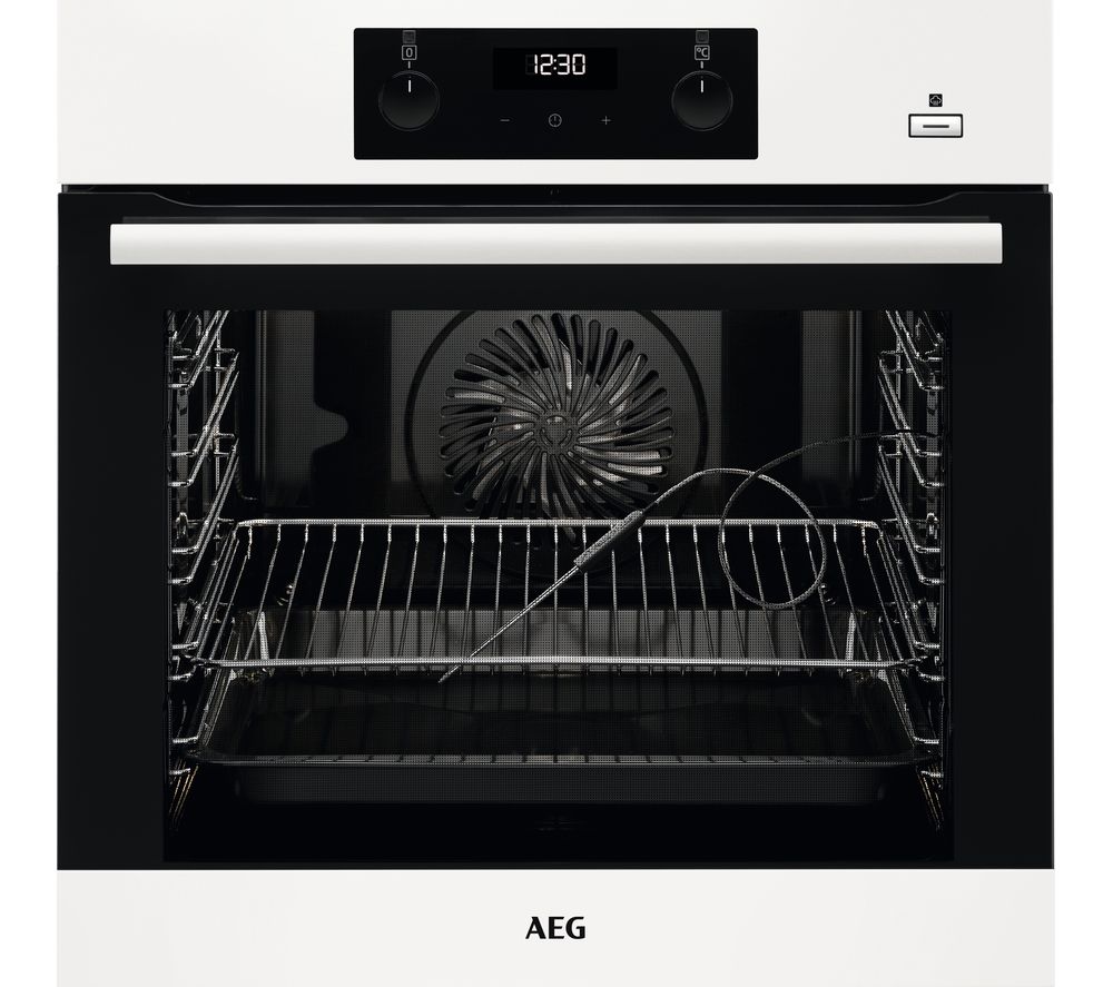 AEG SteamBake BES356010W Electric Steam Oven - White