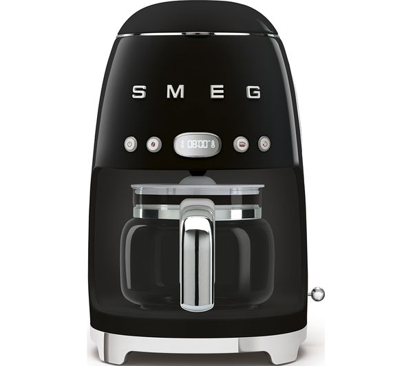 Smeg 50s Retro Dcf02bluk Filter Coffee Machine Black