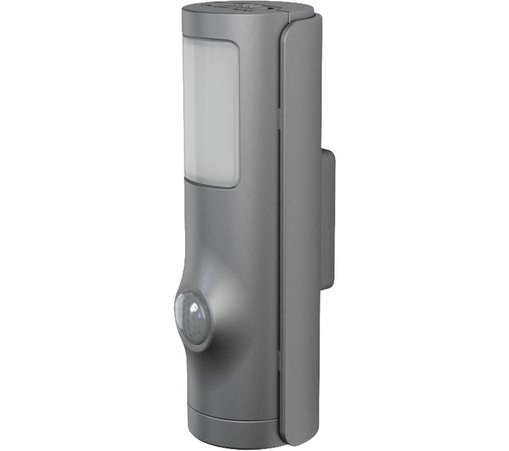 LEDVANCE NIGHTLUX Torch Sensor LED Light - Silver, Cool White Light