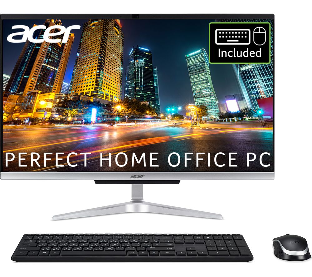 ACER C22-963 21.5″ All-in-One PC – Intel®Core i3, 1 TB HDD, Silver, Silver