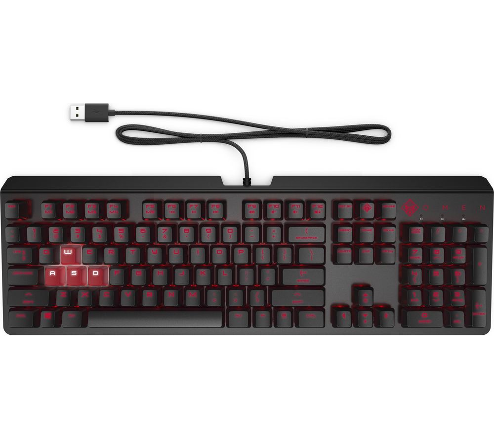 HP OMEN Encoder Mechanical Gaming Keyboard, Red