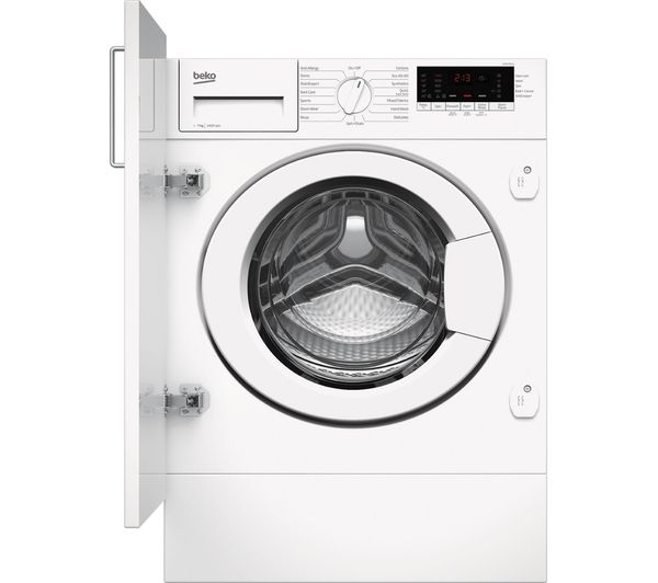 Image of BEKO WTIK74111 Integrated 7 kg 1400 Spin Washing Machine