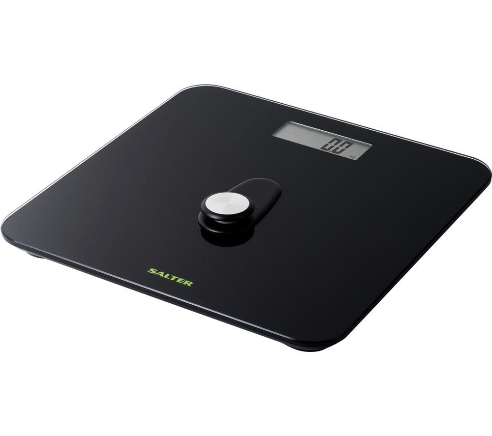 SALTER 9224 BKDR Eco Power Bathroom Scales - Black