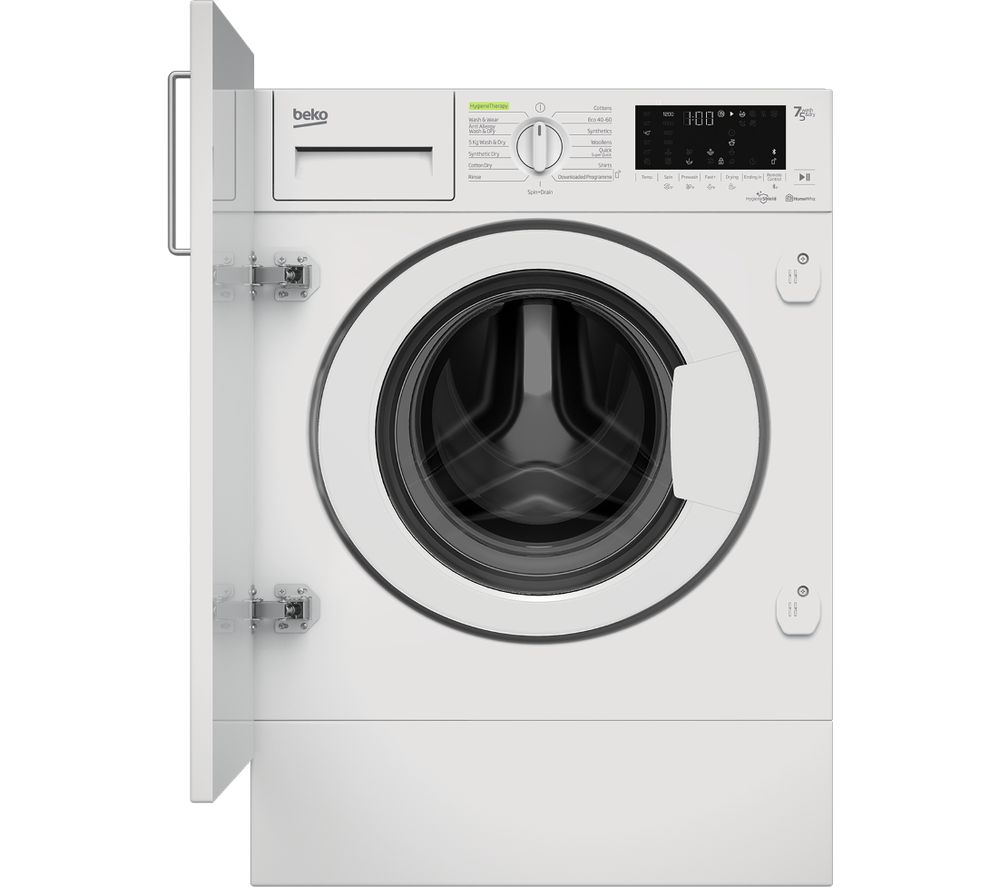 RecycledTub WDIK752451 Integrated Bluetooth 7 kg Washer Dryer