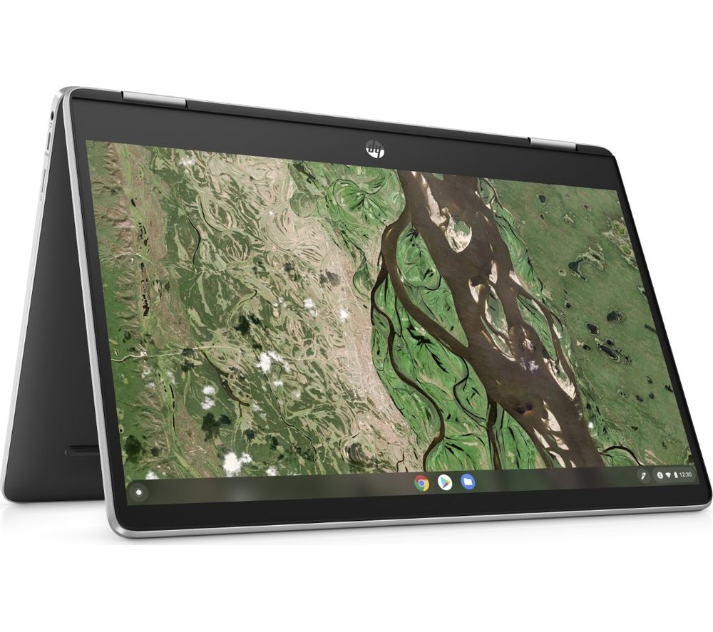 HP x360 14b-cb0502sa 14" 2 in 1 Chromebook - Intel® Pentium® Silver, 128 GB eMMC, Silver