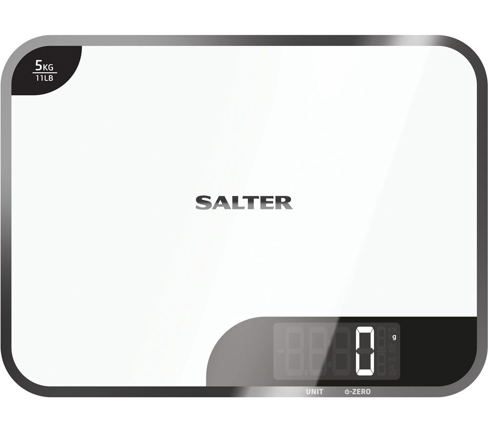 SALTER MiniMax 1064 WHDR Digital Kitchen Scales - White