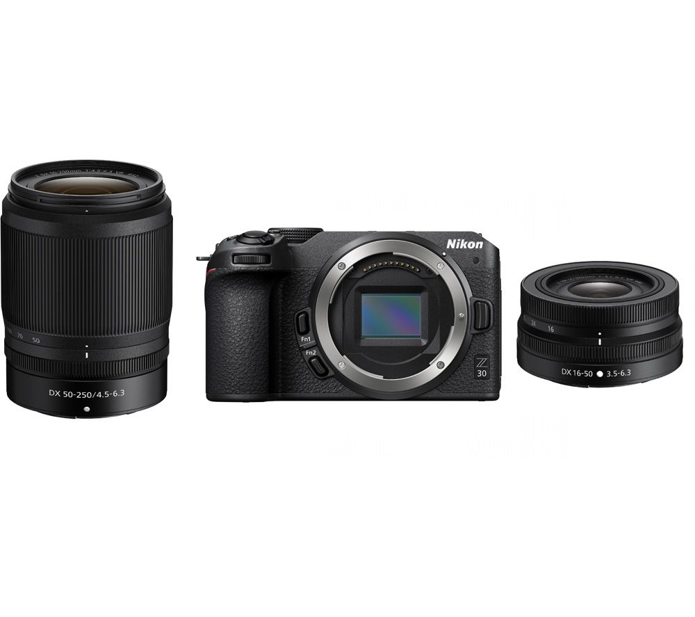 Z 30 Mirrorless Camera with NIKKOR Z DX 16-50 mm f/3.5-6.3 VR & 50-250 mm f/4.5-6.4 VR Lens
