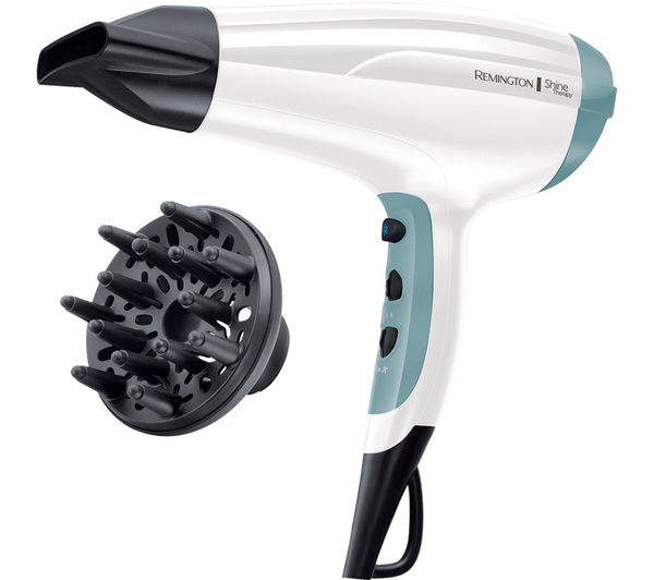 Remington Shine Therapy D5216 Hair Dryer White Teal