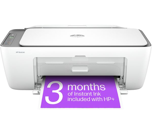 Image of HP DeskJet 2820e All-in-One Wireless Inkjet Printer & Instant Ink with HP+