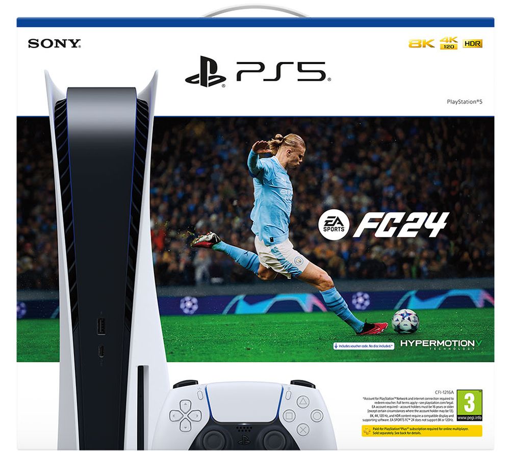 PlayStation 5 & EA Sports FC 24 Bundle with EA Sports FC 24 Ultimate Team Digital Content
