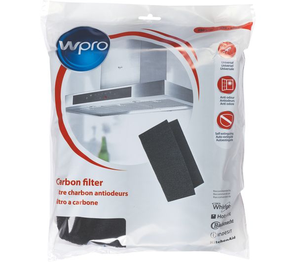 Wpro Universal Large Grease Carbon Filter For Cooker Hoods