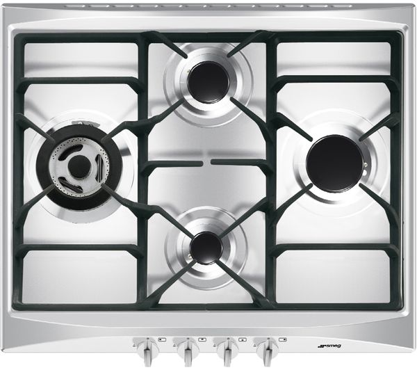 SMEG Cucina SR264XGH2 60 cm Gas Hob - Stainless Steel