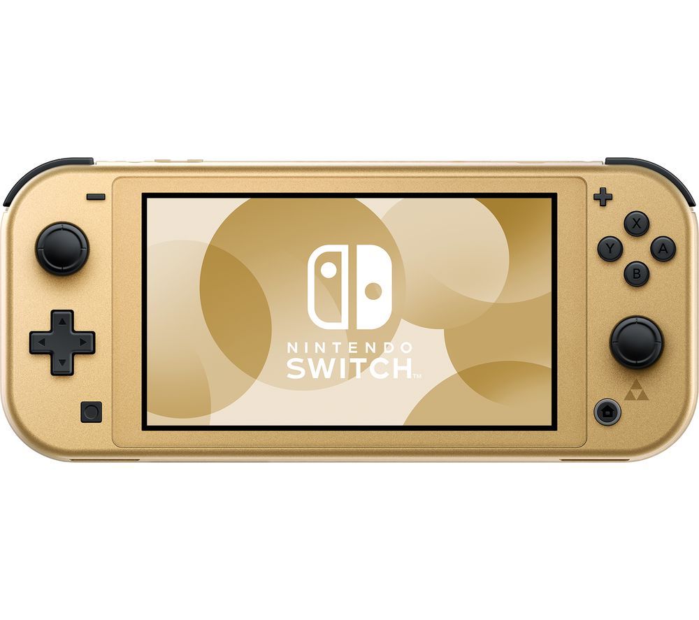 Switch Lite: Hyrule Edition & Nintendo Switch Switch Online 12 Month Membership Bundle