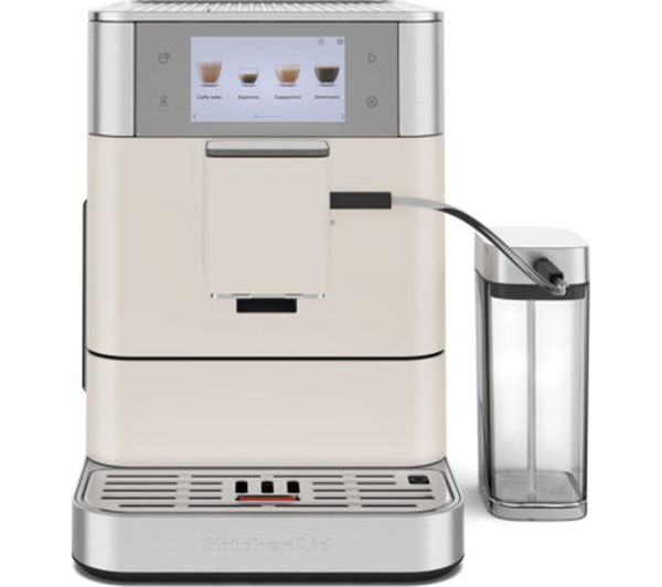 KITCHENAID KF8 5KES8558BPL Bean to Cup Coffee Machine - Porcelain White