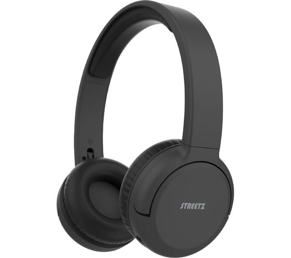 An image of STREETZ BT210 Wireless Bluetooth Headphones - Black