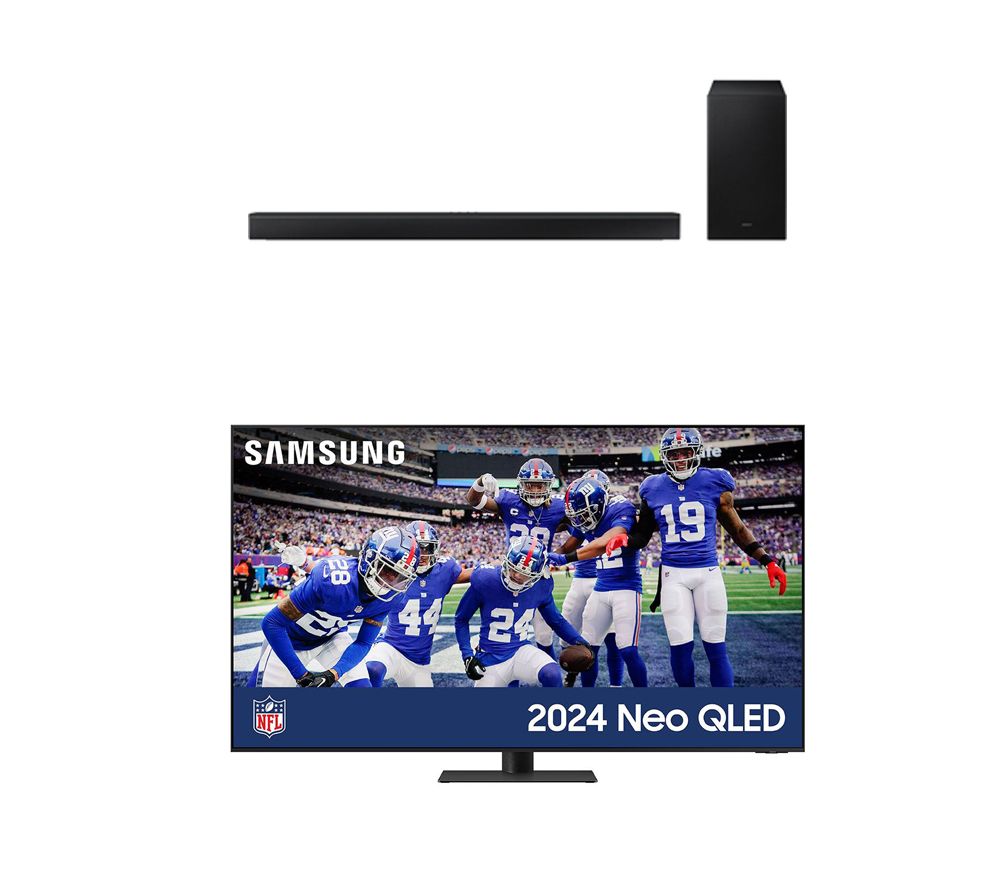 QE85QN95DATXXU 85" Smart 4K Ultra HD HDR Neo QLED TV & HW-B750D/XU 5.1 Wireless Sound Bar Bundle