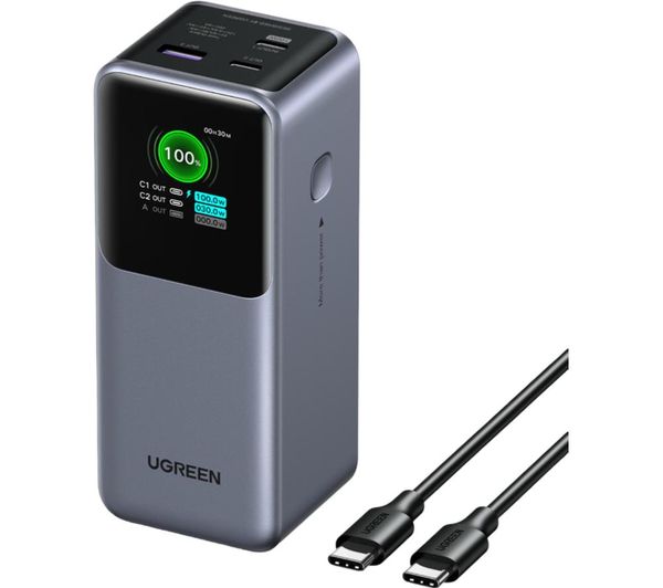 UGREEN Nexode 20000 mAh Portable Power Bank - Grey