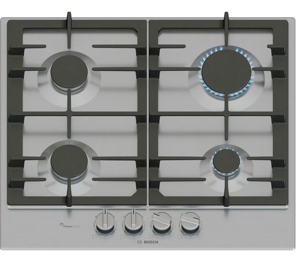 Bosch Series 6 Pcp6a5i90 60 Cm Gas Hob Stainless Steel