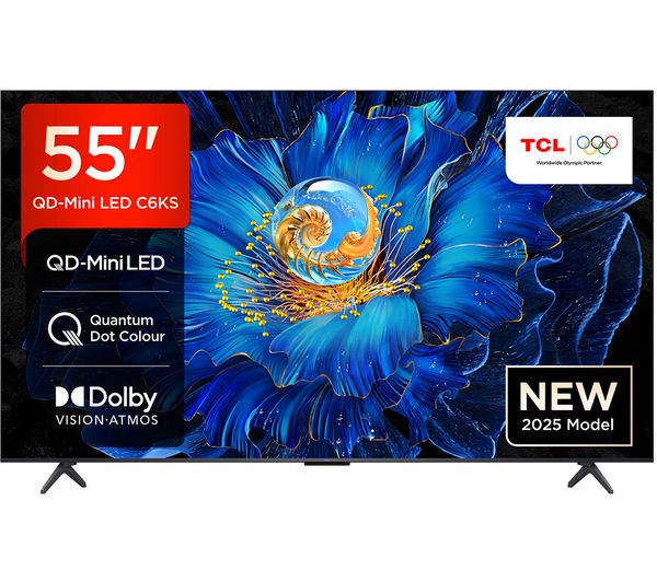 TCL C6KS 55" QD-Mini LED 4K HDR Smart Google TV - 55C6KS