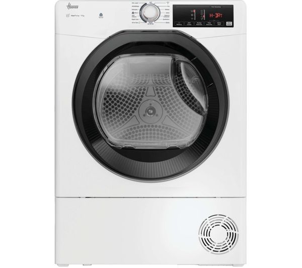 Hoover H Dry 350 Hre H9n2tbe 80 Wifi Enabled 9 Kg Heat Pump Tumble Dryer White