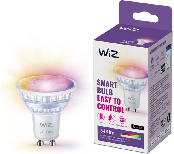 WIZ Smart LED Colour Smart Bulb - GU10